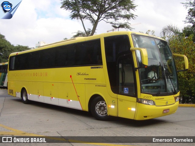 Viação Itapemirim 45809 na cidade de São Paulo, São Paulo, Brasil, por Emerson Dorneles. ID da foto: 8915815.