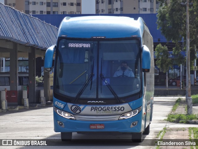 Auto Viação Progresso 6156 na cidade de Natal, Rio Grande do Norte, Brasil, por Elianderson Silva. ID da foto: 8916224.