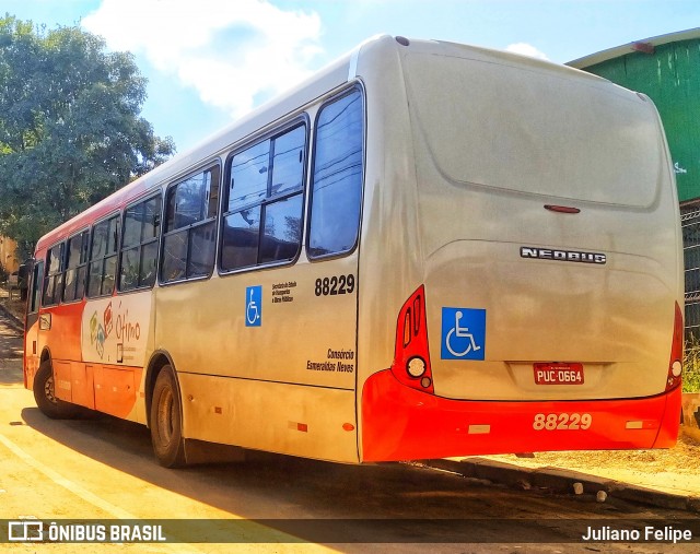 Viação Novo Retiro 88229 na cidade de Contagem, Minas Gerais, Brasil, por Juliano Felipe. ID da foto: 8915142.