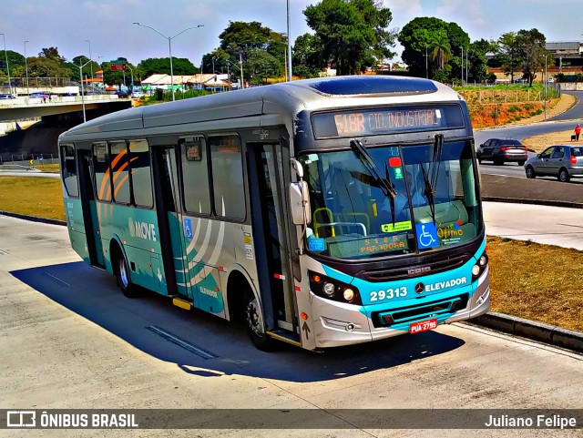 Transbus Transportes > Gávea Transportes 29313 na cidade de Contagem, Minas Gerais, Brasil, por Juliano Felipe. ID da foto: 8915183.