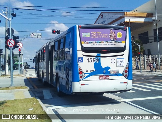 VB Transportes e Turismo 1599 na cidade de Campinas, São Paulo, Brasil, por Henrique Alves de Paula Silva. Número da foto: #8914786.