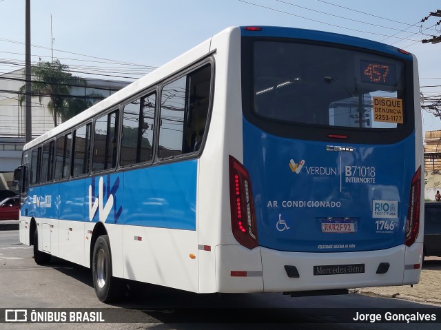 Viação Verdun B71018 na cidade de Rio de Janeiro, Rio de Janeiro, Brasil, por Jorge Gonçalves. Número da foto: #8918593.