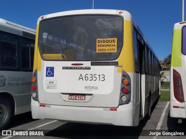 Erig Transportes > Gire Transportes A63513 na cidade de Rio de Janeiro, Rio de Janeiro, Brasil, por Jorge Gonçalves. Número da foto: #8918578.