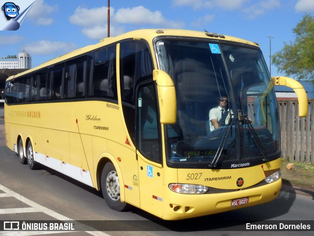 Viação Itapemirim 5027 na cidade de Porto Alegre, Rio Grande do Sul, Brasil, por Emerson Dorneles. Número da foto: #8918006.