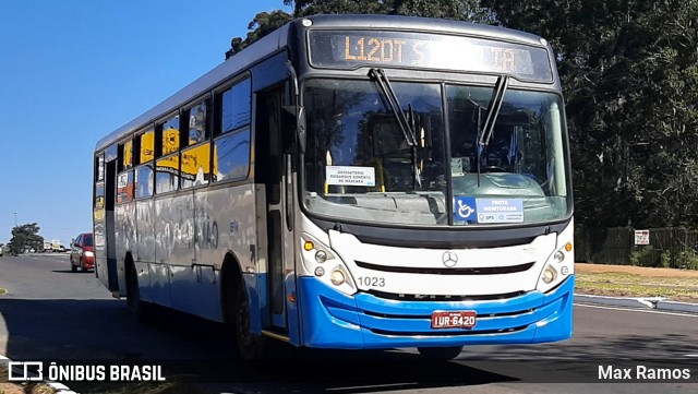 Empresa de Transporte Coletivo Viamão 1023 na cidade de Viamão, Rio Grande do Sul, Brasil, por Max Ramos. ID da foto: 8917709.