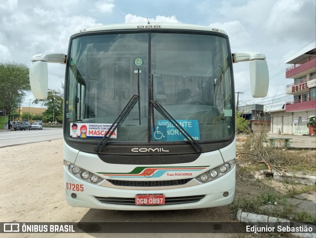 TBS - Travel Bus Service > Transnacional Fretamento 07265 na cidade de Nazaré da Mata, Pernambuco, Brasil, por Edjunior Sebastião. ID da foto: 8870417.