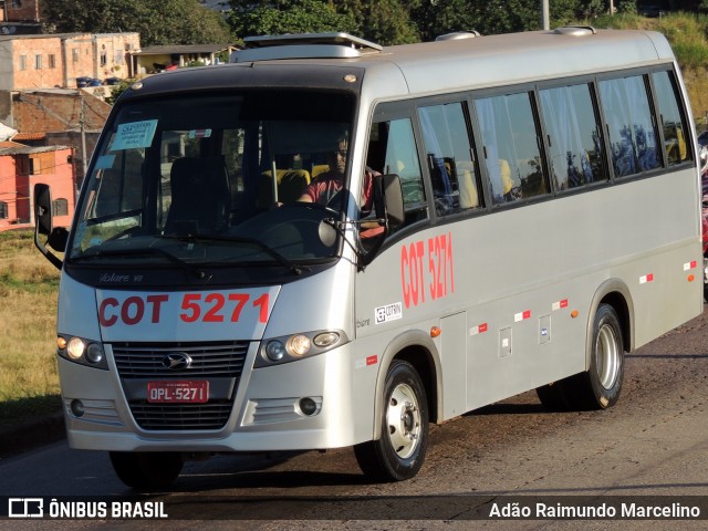 Ônibus Particulares 5271 na cidade de Belo Horizonte, Minas Gerais, Brasil, por Adão Raimundo Marcelino. Número da foto: #8871609.