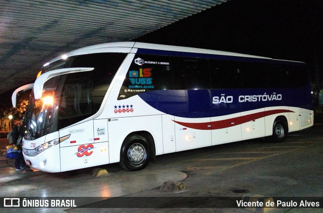 Viação São Cristóvão 2750 na cidade de Itaúna, Minas Gerais, Brasil, por Vicente de Paulo Alves. ID da foto: 8869227.