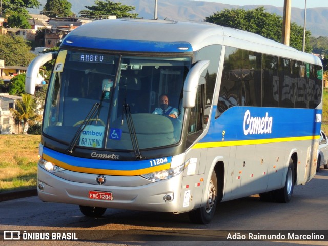 Viação Cometa 11204 na cidade de Belo Horizonte, Minas Gerais, Brasil, por Adão Raimundo Marcelino. ID da foto: 8871620.