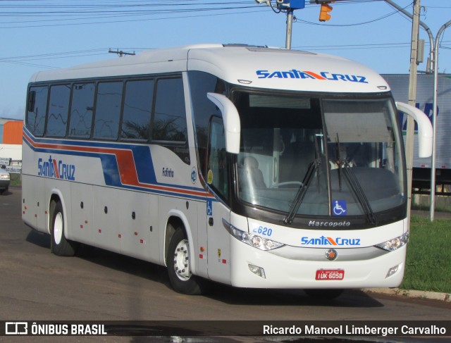 VUSC - Viação União Santa Cruz 2620 na cidade de Santa Cruz do Sul, Rio Grande do Sul, Brasil, por Ricardo Manoel Limberger Carvalho. ID da foto: 8869647.