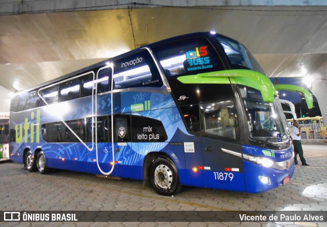 UTIL - União Transporte Interestadual de Luxo 11879 na cidade de Belo Horizonte, Minas Gerais, Brasil, por Vicente de Paulo Alves. ID da foto: 8869676.