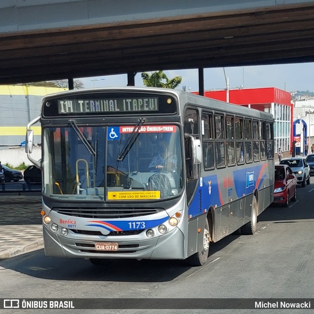 BBTT - Benfica Barueri Transporte e Turismo 1173 na cidade de Itapevi, São Paulo, Brasil, por Michel Nowacki. Número da foto: #8922136.