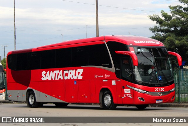 Viação Santa Cruz 27420 na cidade de São Paulo, São Paulo, Brasil, por Matheus Souza. Número da foto: #8922290.