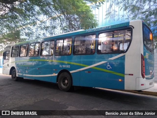 Viação Ponte Coberta RJ 190.083 na cidade de Rio de Janeiro, Rio de Janeiro, Brasil, por Benício José da Silva Júnior. Número da foto: #8921026.