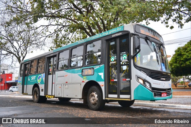 Autotrans Transportes Urbanos e Rodoviários 7327 na cidade de Uberlândia, Minas Gerais, Brasil, por Eduardo Ribeiro. Número da foto: #8921089.