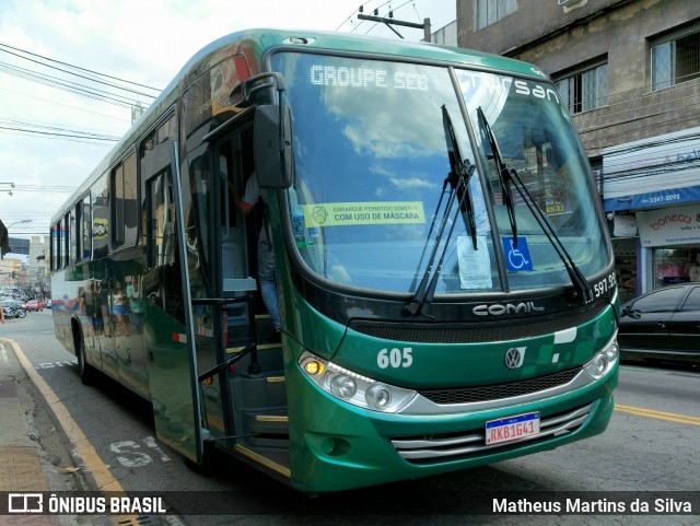 Tursan - Turismo Santo André RJ 597.229 na cidade de Volta Redonda, Rio de Janeiro, Brasil, por Matheus Martins da Silva. Número da foto: #8921182.
