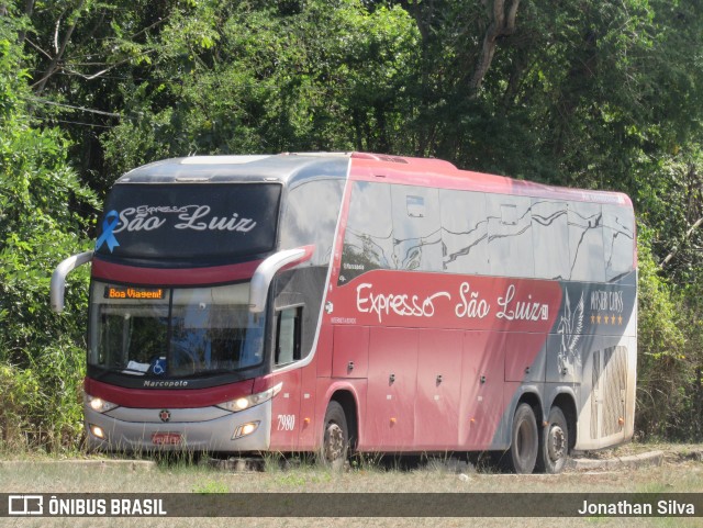 Expresso São Luiz 7980 na cidade de Recife, Pernambuco, Brasil, por Jonathan Silva. ID da foto: 8920454.