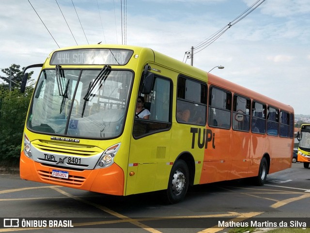 TUPi Transportes Urbanos Piracicaba 8401 na cidade de Piracicaba, São Paulo, Brasil, por Matheus Martins da Silva. Número da foto: #8921557.