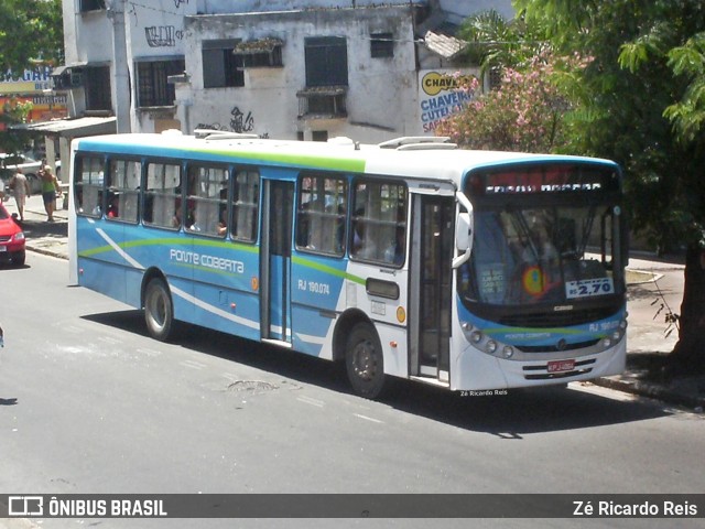 Viação Ponte Coberta RJ 190.074 na cidade de Rio de Janeiro, Rio de Janeiro, Brasil, por Zé Ricardo Reis. Número da foto: #8923490.