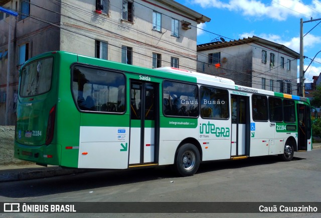 OT Trans - Ótima Salvador Transportes 21184 na cidade de Salvador, Bahia, Brasil, por Cauã Cauazinho. Número da foto: #8924169.