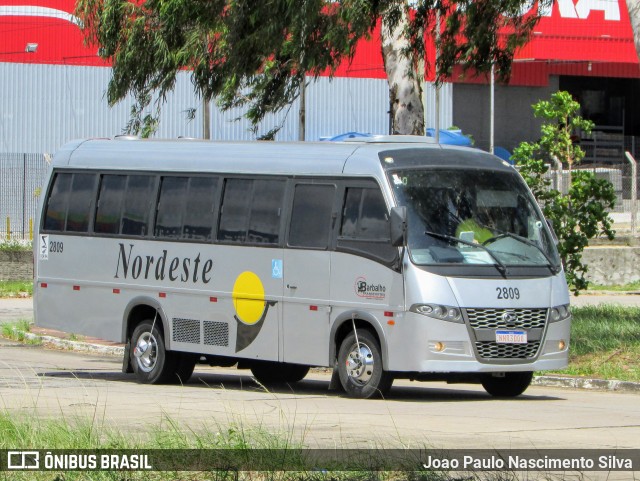 Viação Nordeste 2809 na cidade de Natal, Rio Grande do Norte, Brasil, por Joao Paulo Nascimento Silva. ID da foto: 8923497.