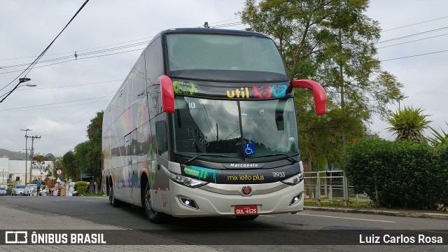 UTIL - União Transporte Interestadual de Luxo 11933 na cidade de Juiz de Fora, Minas Gerais, Brasil, por Luiz Carlos Rosa. Número da foto: #8923409.