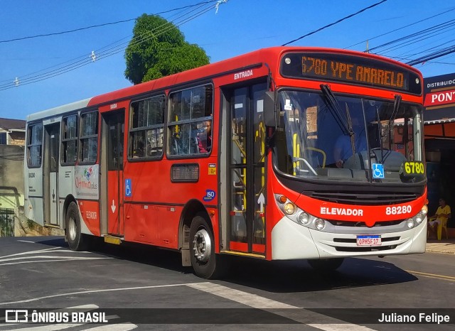 Viação Novo Retiro 88280 na cidade de Contagem, Minas Gerais, Brasil, por Juliano Felipe. Número da foto: #8926833.