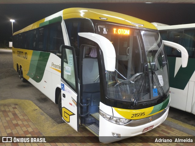 Empresa Gontijo de Transportes 21595 na cidade de João Monlevade, Minas Gerais, Brasil, por Adriano  Almeida. Número da foto: #8927075.