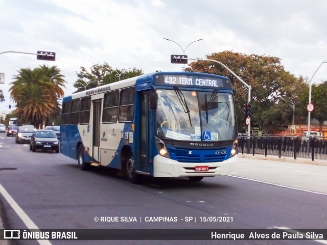 Onicamp Transporte Coletivo 4840 na cidade de Campinas, São Paulo, Brasil, por Henrique Alves de Paula Silva. Número da foto: #8926438.