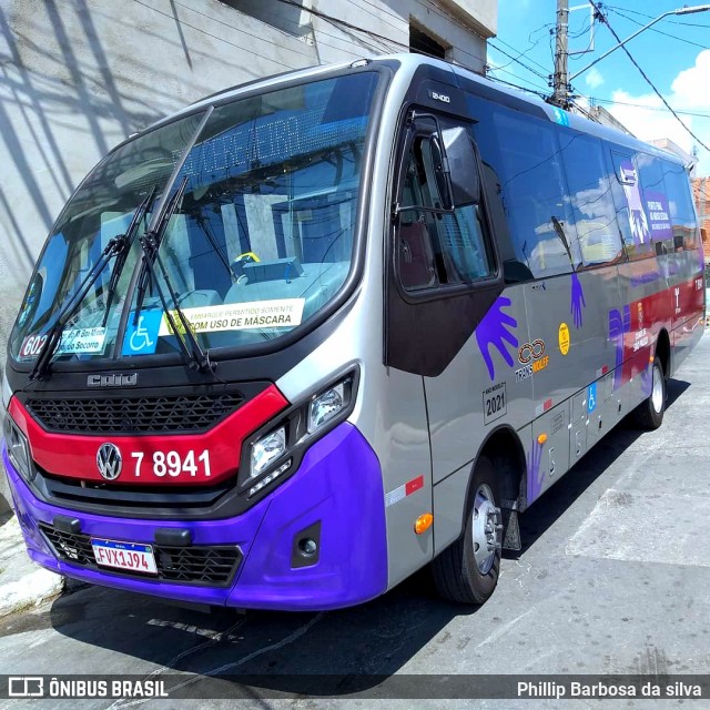 Transwolff Transportes e Turismo 7 8941 na cidade de São Paulo, São Paulo, Brasil, por Phillip Barbosa da silva. Número da foto: #8925434.