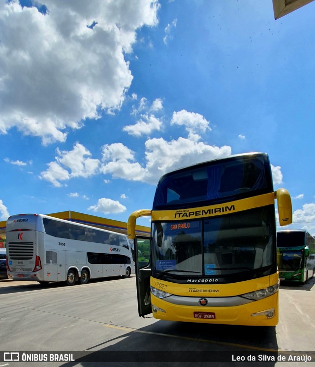 Viação Itapemirim 17023 na cidade de Governador Valadares, Minas Gerais, Brasil, por Leo da Silva de Araújo. Número da foto: #8927071.