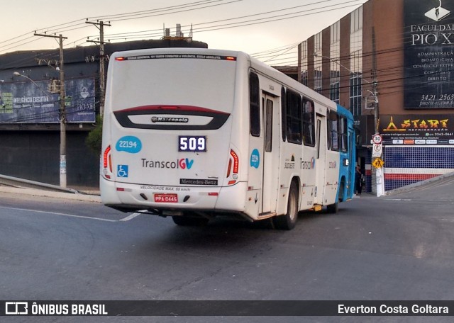 Nova Transporte 22194 na cidade de Cariacica, Espírito Santo, Brasil, por Everton Costa Goltara. Número da foto: #8927371.