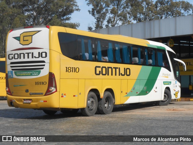 Empresa Gontijo de Transportes 18110 na cidade de Perdões, Minas Gerais, Brasil, por Marcos de Alcantara Pinto. ID da foto: 8927903.