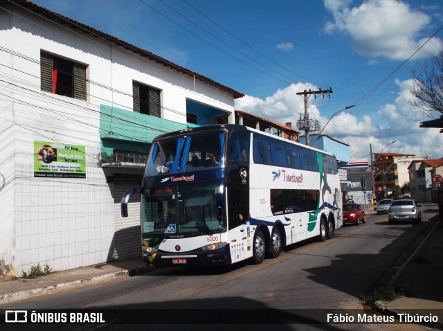 Transbrasil Turismo 5000 na cidade de Três Corações, Minas Gerais, Brasil, por Fábio Mateus Tibúrcio. ID da foto: 8927691.