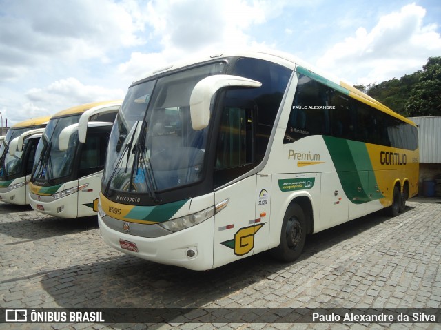 Empresa Gontijo de Transportes 18195 na cidade de Belo Horizonte, Minas Gerais, Brasil, por Paulo Alexandre da Silva. ID da foto: 8927506.