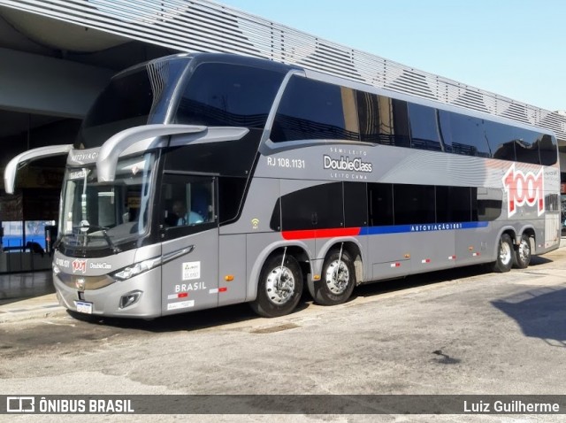 Auto Viação 1001 RJ 108.1131 na cidade de Rio de Janeiro, Rio de Janeiro, Brasil, por Luiz Guilherme. Número da foto: #8928146.