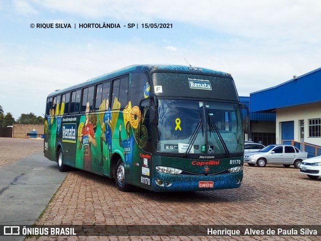 Transportes Capellini 81170 na cidade de Hortolândia, São Paulo, Brasil, por Henrique Alves de Paula Silva. Número da foto: #8929461.