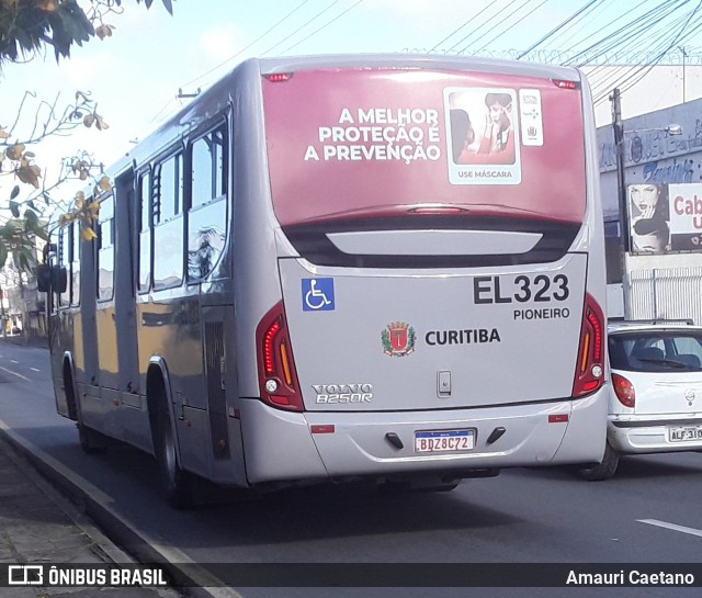 Auto Viação São José dos Pinhais EL323 na cidade de Curitiba, Paraná, Brasil, por Amauri Caetano. Número da foto: #8928608.