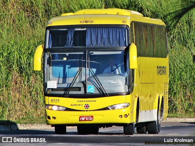 Viação Itapemirim 8929 na cidade de Juiz de Fora, Minas Gerais, Brasil, por Luiz Krolman. ID da foto: 8928652.