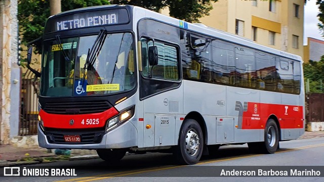 Allibus Transportes 4 5025 na cidade de São Paulo, São Paulo, Brasil, por Anderson Barbosa Marinho. ID da foto: 8933027.