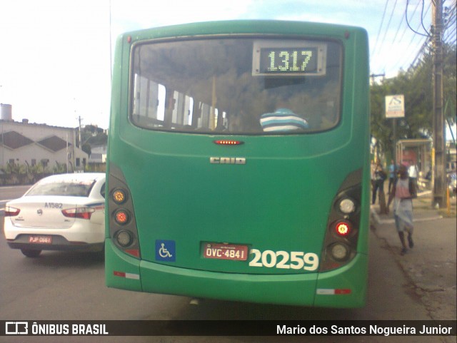 OT Trans - Ótima Salvador Transportes 20259 na cidade de Salvador, Bahia, Brasil, por Mario dos Santos Nogueira Junior. ID da foto: 8930584.