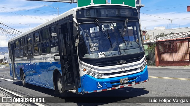 Buses Guadalupe 141 na cidade de Guadalupe, Goicoechea, San José, Costa Rica, por Luis Felipe Vargas. Número da foto: #8931413.