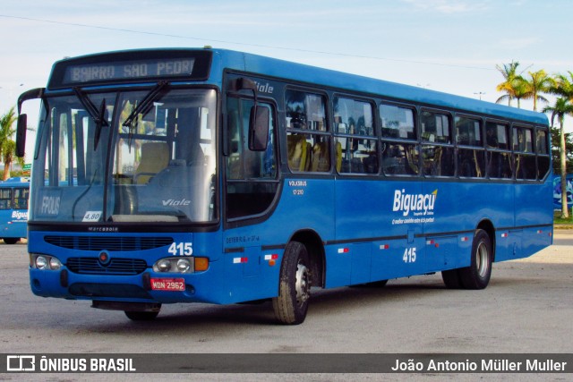 Biguaçu Transportes Coletivos Administração e Participação 415 na cidade de Florianópolis, Santa Catarina, Brasil, por João Antonio Müller Muller. ID da foto: 8932207.