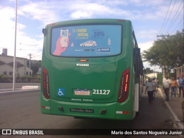 OT Trans - Ótima Salvador Transportes 21127 na cidade de Salvador, Bahia, Brasil, por Mario dos Santos Nogueira Junior. ID da foto: 8930573.