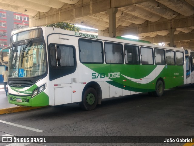 Viação São José RJ 200.088 na cidade de Nilópolis, Rio de Janeiro, Brasil, por João Gabriel. ID da foto: 8930730.