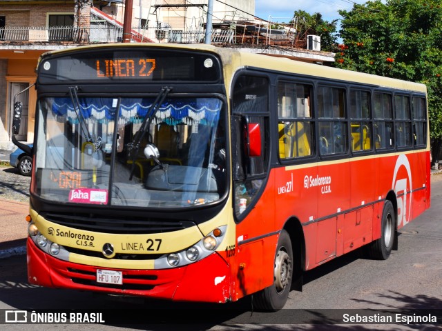 San Lorenzo C.I.S.A. - Línea 27 1265 na cidade de Asunción, Paraguai, por Sebastian Espinola. Número da foto: #8932596.