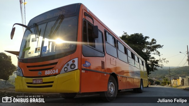 Viação Novo Retiro 88034 na cidade de Esmeraldas, Minas Gerais, Brasil, por Juliano Felipe. Número da foto: #8931877.