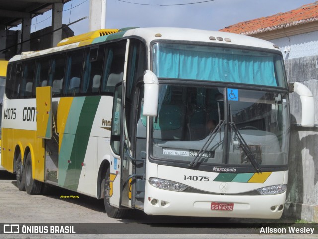 Empresa Gontijo de Transportes 14075 na cidade de Fortaleza, Ceará, Brasil, por Alisson Wesley. ID da foto: 8932144.