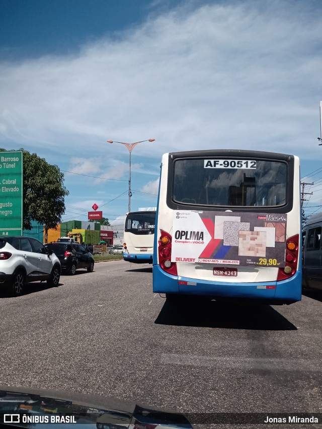 Viação Forte AF-90512 na cidade de Belém, Pará, Brasil, por Jonas Miranda. Número da foto: #8936431.