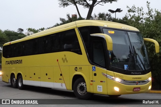 Viação Itapemirim 60665 na cidade de São Paulo, São Paulo, Brasil, por Rafael H.. Número da foto: #8935436.